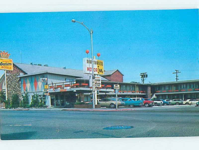 Pre-1980 MOTEL SCENE Carson City Nevada NV AD9335@