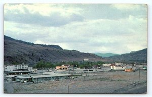 CACHE CREEK, British Columbia Canada ~ View of TOWN SHELL GAS  c1950s  Postcard