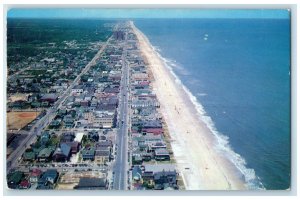 1955 An Aerial View Of Famous Resort City Virginia Beach Virginia VA Postcard