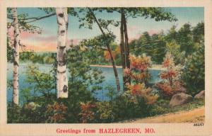 Postcard Hazlegreen Missouri