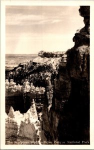 RPPC Sculptors Studio, Bryce Canyon National Park UT Vintage Postcard P65