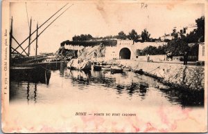 Algeria Bône Annaba Porte du Fort Cigogne Vintage Postcard C145