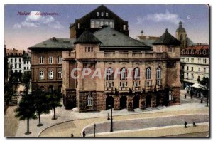 Old Postcard Mainz Stadttheater