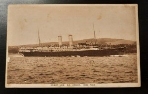 Vintage Picture Postcard Orient Line SS Orsova Steamship Ocean Liner