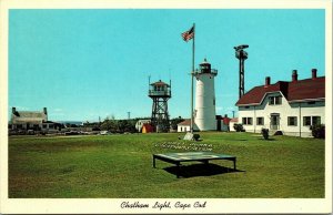 Chatham Lighthouse Coast Guard Station Cape Cod Massachusetts MA VTG Postcard  