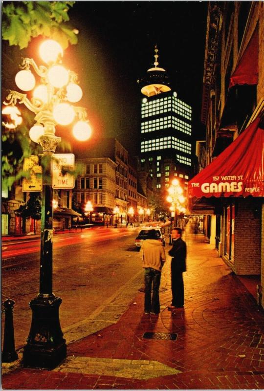 Gastown Vancouver BC The Games People Postcard D55 *As Is