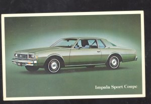 1979 CHEVROLET IMPALA SPORT COUPE '79 CHEVY CAR DEALER ADVERTISING POSTCARD