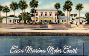 Florida St Augustine Casa Marina Motor Court Curteich