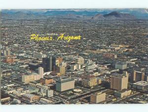 Pre-1980 AERIAL VIEW OF TOWN Phoenix Arizona AZ n3331