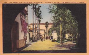 Patio Outdoor Waiting Room Union Station Los Angeles California