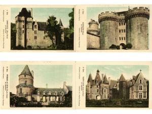 CASTLES CHATEAUX FRANCE 130 CPA COLLECTION PAUTAUBERGE