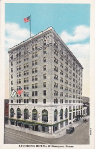 WILLIAMSPORT, Pennsylvania, 1900-1910´s; Lycoming Hotel, Classic Cars