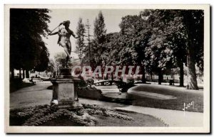 Old Postcard Niort gardens Breche