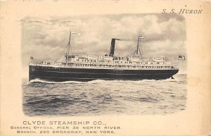 SS Huron Clyde Steamship Co Ship 