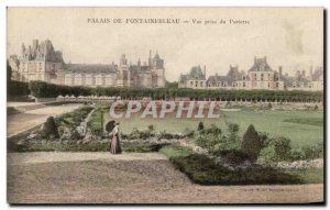 Old Postcard Palais De Fontainebleau Vue Prize Parterre