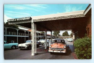 c.1950s Town Park Motor Hotel 1954 Chevy Bel Air Office Entrance  Memphis, TN 