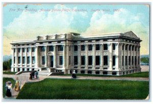 1909 Fine Arts Building Pacific Exposition Seattle Washington WA Postcard