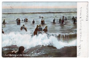 Surf Bathing at Old Orchard, Maine