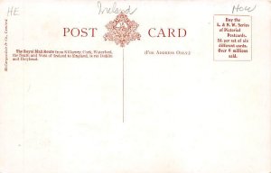 SS Hibernia Royal Mail Writing on back, missing stamp 