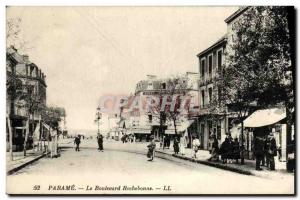 Old Postcard Parame The Boulevard Rochebonne