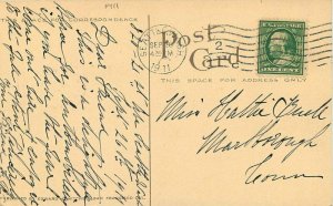 Seattle Washington auto Mt Baker Park Boulevard 1911 Postcard Mitchell 21-4700