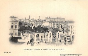 Lot 39 zaragoza spain puerta i paseo de sta lngracia