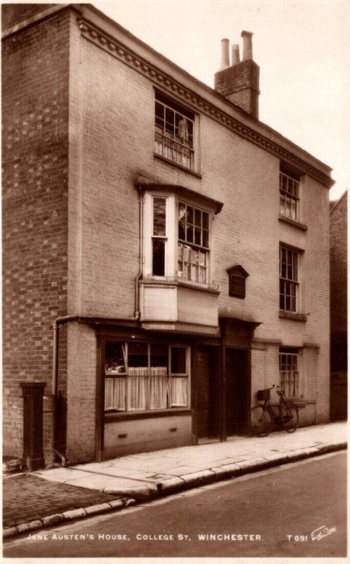 England Winchester Jane Austen's House College Street Real Photo