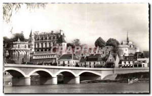 Old Postcard Wonders Du Val De Loire Chateau Amboise