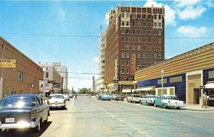 Amarillo TX Business District Zales Jewelry Store Fenberg's Diamonds Postcard