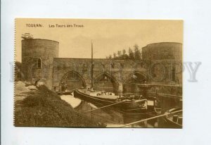 3155352 Belgium TOURNAI Tours des Trous Bridge Vintage postcard