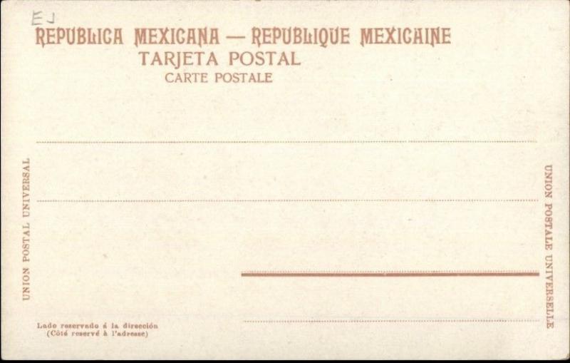 Mexico - Tacubaya Plazuela c1905 Postcard 