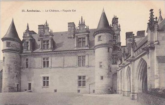 France Amboise Le Chateau Facade Est