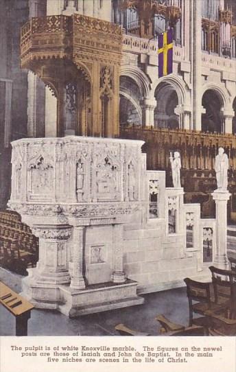 The Pulpit In The Crossing The Cathedral Of Saint John The Divine New York Ci...