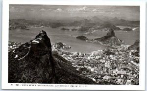 Aerial View of Corcovado, Botafogo And Pão de Açucar - Rio de Janeiro, Brazil