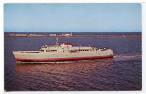 MV Coho Passenger Ferry Ship Port Angeles WA Victoria BC postcard