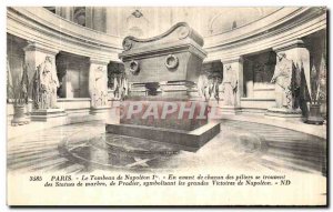 Old Postcard Paris Hotel des Invalides Tomb of Napoleon 1st