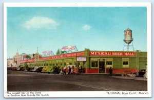 Mexicali Beer Hall Bar Restaurunt Postcard