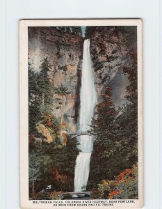 Postcard Multnomah Falls, Columbia River Highway, Oregon