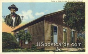 Home of Jesse James - St. Joseph, Missouri MO  