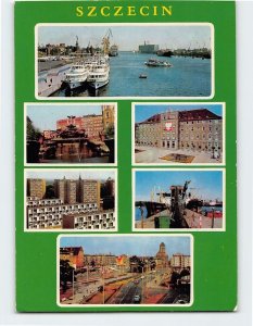 Postcard Szczecin, Poland