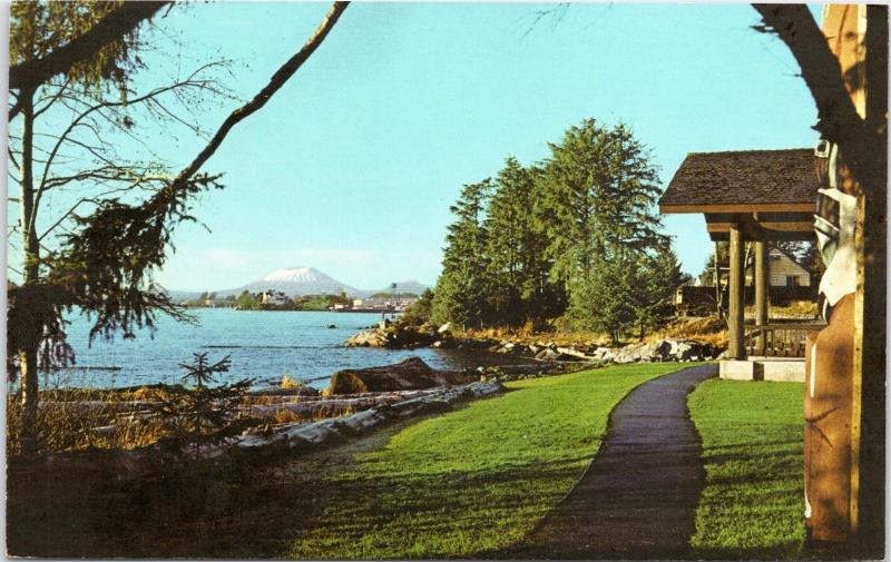 Alaska - Mt. Edgecumbe from Sitka National Monument