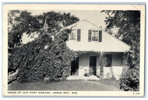 c1940's Annex of Old Fort Howard Green Bay Wisconsin WI Vintage Postcard