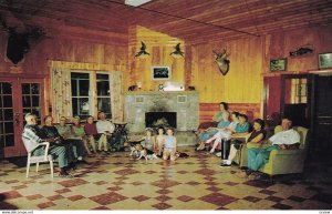 SIOUX LOOKOUT, Ontario, Canada, 1950-1960's; Interior Of Lodge, Frog Rapids Camp