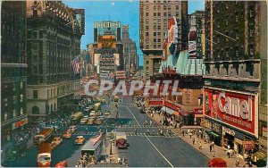 Postcard Modern New York City Camel Chevrolet