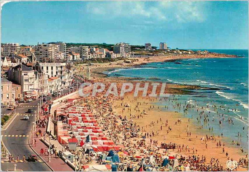 Modern Postcard Les Sables d'Olonne (Vendee) The Embankment