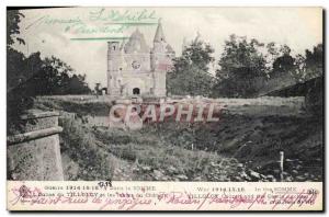 Old Postcard Army War In The Tilloloy Somme L & # 39eglise and the remains of...