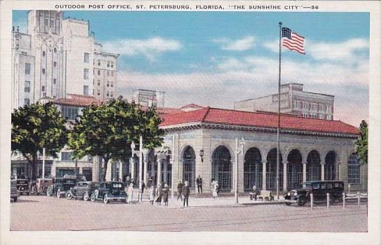 Outdoor Post Office Saint Petersburg Florida The Sunshine City