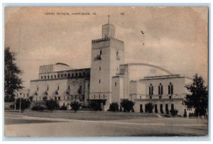 1945 Exterior View Zembo Mosque Building Harrisburg Pennsylvania Posted Postcard