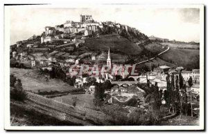 Postcard Old Saint Flour City High Vue Generale