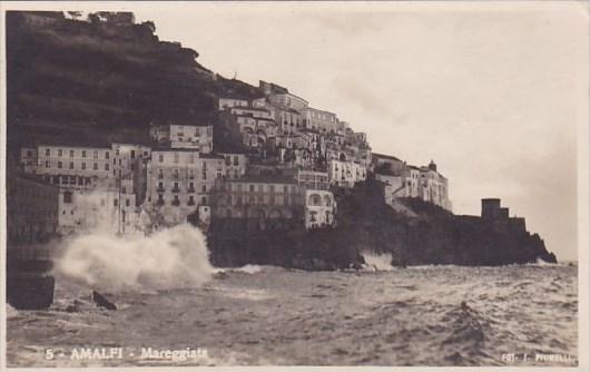 Italy Amalfi Mareggiata